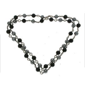 David Yurman Tahitian Pearl and Black Onyx Bijoux Necklace